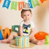 AEDOVE Baby Girl Birthday Party Decorations Birthday Decor First Birthdays Hat Boho Photo Prop Decoration Supplies Christmas (2) view 2