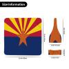 EWRFSG Arizona State Flag Baby Newborn Receiving Blanket with Matching Headband and Beanie Set Nursery Swaddle Wrap view 4