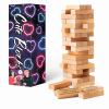 allonu 2026 Fun Valentine's Day Gift - 54 Fun Stacking Blocks, Romantic Game: Talking, Daring, Challenge for Date Night Anniversary view 1