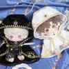 niannyyhouse 10cm 20cm Plush Doll Clothes Magic Cape Robe Belt Doll Dressup (Black, 20cm) view 3