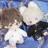 niannyyhouse 10cm 20cm Plush Doll Clothes Magic Cape Robe Belt Doll Dressup (Black, 20cm) view 4