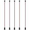 Nvwadayu 3-Pin Servo Extension Wire Lead Female to Male, JR Plug Connector, RC Servo Extension Wire Connectors, Remote Control Parts for RC Car Drone Quadcopter Aircraft ETC. (30cm-5pcs) view 2