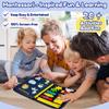 Qizfun Toddler Busy Board Montessori Toys  Sensory Busy Book, Educational Learning Travel Toy for Airplane & Car, Keeps Toddlers Entertained, Birthday Gifts for Toddler Boys Girls (Blue/P8) view 2