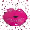 APINATA4U Pink Lips Pinata, Kiss Themed Bachelorette Party, Hen Party, Girls Birthday Decoration, Romantic Valentine Day Lips Pinata, Fun Supplies, 18x14x4 Inches view 3