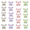 COMNICO Flying Butterfly Card, 20Pcs Rubber Band Wind Up Flying Butterfly Surprise Paper Butterflies in The Book Make Your Own Magic Butterfly Halloween Xmas Surprise Gift (Colorful) view 1