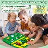 Qizfun Toddler Busy Board Montessori Toys  Sensory Busy Book, Educational Learning Travel Toy for Airplane & Car, Keeps Toddlers Engaged, Birthday Gifts for Toddler Boys Girls view 2