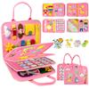 Qizfun Toddler Busy Board Montessori Toys  Sensory Busy Book, Educational Learning Travel Toy for Airplane & Car, Keeps Toddlers Engaged, Birthday Gifts for Toddler Girls view 1