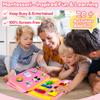 Qizfun Toddler Busy Board Montessori Toys  Sensory Busy Book, Educational Learning Travel Toy for Airplane & Car, Keeps Toddlers Engaged, Birthday Gifts for Toddler Girls view 2