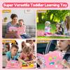 Qizfun Toddler Busy Board Montessori Toys  Sensory Busy Book, Educational Learning Travel Toy for Airplane & Car, Keeps Toddlers Engaged, Birthday Gifts for Toddler Girls view 4