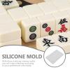 Anneome Epoxy Mahjong Mold Chinese Mahjong Tiles Silicone Chess Molds DIY Casting view 4