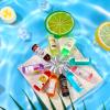 10 Pcs 1:12 Scale Mini Wine Bottles Cake Toppers Wine Drinks Decoration Beer Glass Model Mini House Drink Accessories for Dollhouse Miniature Bottles Cake Decorations view 4