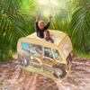 Fun2Give Pop It Up: Safari Truck Tent - Pop-Up Playhouse, Wildlife Animal Themed Design, Open Top, Indoor Outdoor Toy, Spacious Interior, Pretend Play, Kids 3+ view 4