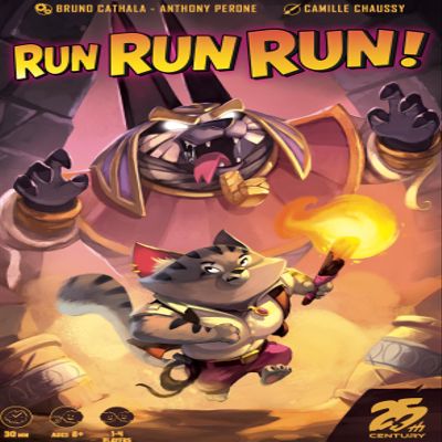 25th Century Games Run Run Run - Strategy Board Game - for 1 to 4 Players and Ages 8+