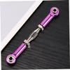 TOBBOMEY 6pcs Adjustable Pull Rod Aluminum Turnbuckle Rod Linkage Precision Machined for Rc Car Linkage Replacement for Hobby Rc Trucks Easy to Install view 4