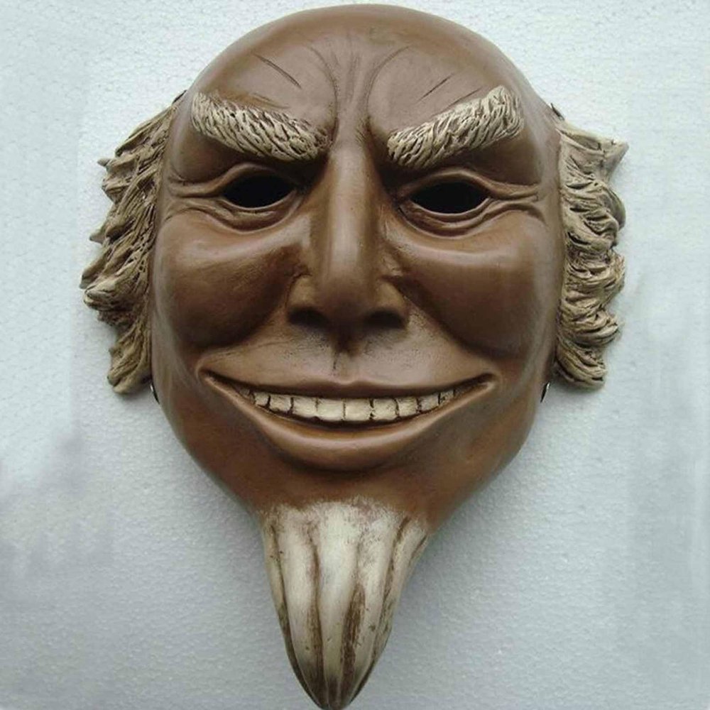 Amonkky Resin Character Mask Halloween Role Playing Mask Halloween Masquerade Costume Props.