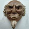 Amonkky Resin Character Mask Halloween Role Playing Mask Halloween Masquerade Costume Props. view 1
