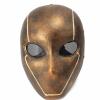Amonkky Resin Soldier Mask Halloween Role Playing Mask Halloween Masquerade Costume Props. (Coppery) view 1