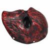 Amonkky Resin Character Mask Halloween Role Playing Mask Halloween Masquerade Costume Props. (Black and red) view 2