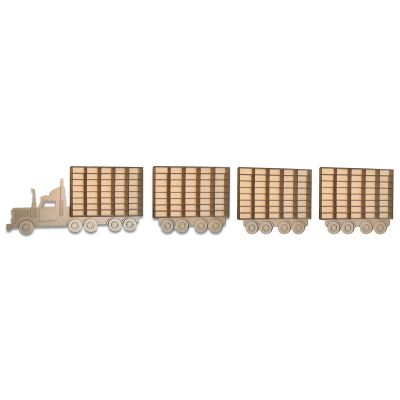 Alejandro Cortes Wooden MDF Toy Car Storage 1/64 Display Case Shelf Storage Organizer for Diecast Version Truck - (Model car Display case, Easy Hang on The Wall) (1, Big Large)