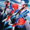 Spider Rocket Launcher for Kids, 4 Spider Rockets with Web Air Pump, Stomping Launch up Toys, Outdoor Outside Spider Toys Gifts for 3 4 5 6 7 8 9 10 Year Old Boys Girls Age 3-4 4-6 6-8 Birthday Gift view 4