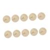 TOYANDONA 10pcs DIY Toy Unfinished Top Gyroscope Tops for Beige Wooden view 1