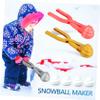 Hemoton 2pcs Makers Toys for Boys and Girls Outdoor Snow Play Long Handle Easy to Use Snow Molders for Winter Fun view 2