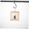 CORHAD Handcrafted Bamboo Carrier Cage Outdoor Insect Habitat for Grasshoppers Design Easy Access view 2