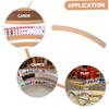 HOLIDYOYO Wooden Trading Card Holder Card Display Stand for Semi Rigid Gaming Rack view 3