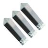 SOESFOUFU 3pcs Optical Glass Equilateral Prisms for Light Physics Experiments and Photography High Transparency Compact for Teaching and Creating Unique Rainbow Effects view 1