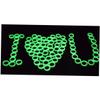 Yardenfun 100pcs Luminous Finger Rings Party Supplies Dark Plastic Decoration for Festivals Gatherings and Celebrations Fun Material for view 2