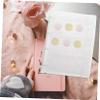 TOGEVAL 1set Badge Key Storage Page Holder Book for Collecting Badges and Tokens Lightweight and Transparent Design for Easy Viewing view 4