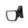 Beatifufu Car Interior Mirror Adjustable Rear-facing Safety Viewing Mirror for Backseat Compatible Multiple Car Models Easy to Install Wide Angle Design view 2