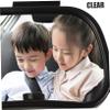 Beatifufu Car Interior Mirror Adjustable Rear-facing Safety Viewing Mirror for Backseat Compatible Multiple Car Models Easy to Install Wide Angle Design view 3