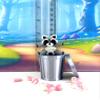 3D Printed Articulated Racoon with Trash Can, Gray Black and WhiteAnimal Racoon Toy, Wild Life Animal Raccoon Figure, Desktop Toy Fidget Toy for ADHD Autism IHWAR001 (Small - 3.25 Inches) view 2