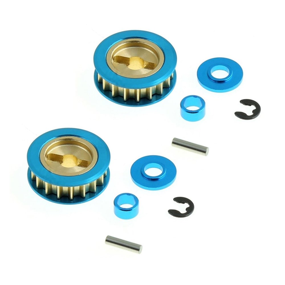 2X Metal Pulley 18T 300054450 for Tamiya XV-01 XV01 TA06 1/10 RC Car Upgrades Parts Accessories