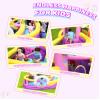AirMyFun Inflatable Bounce House, Wide Slide Indoor Bounce House, 5 in 1 Unicorn Bounce House for Big Kids Backyard with 450 Blower, Air Cushion, Ball Pit, Climbing Wall, Basketball Hoop view 4