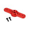 2X Metal 15T Servo Horn 15 Tooth Steering Servo Arm for 1/5 RC Climbing Car Gasoline/Electricity Red view 4