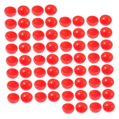 BRIGHTFUFU 100pcs Openable Raffle Balls Party Game Props for Lottery Drawings Fillable Capsule Balls for Events and Activities Red Color Material