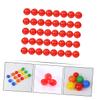 BRIGHTFUFU 100pcs Openable Raffle Balls Party Game Props for Lottery Drawings Fillable Capsule Balls for Events and Activities Red Color Material view 4