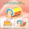 Boby Montessori Spinning Drum: Sensory Experience for Babies 6-12 Months - Engage, Explore, and Learn with Our Wooden Infant Toy view 4