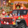 24 Pack Christmas Rubber Ducks, 2 Inch Bulk Jeeps Ducking Set Small Xmas Bath Toys for Kids Toddlers Boys Girls Cute Duckies Party Favors Stocking Stuffers Classroom Prizes Pool Table Decor view 4