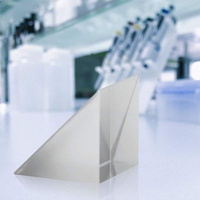 Beautiful and unique design, K9 Optical Glass Triangular Prism, optical glass prism, with RGB lights, Great for Teaching Tool, Color Rendering (15 * 15 * 15)