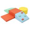 Hipicute Soft Climbing Indoor Set for Toddlers - 5PCS Foam Climbing Blocks for Crawling, Sliding, and Active Play - Safe Toddler Climbing Toys for Ages 1-3 view 2