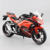 Collection Motorcycle Simulation Diecast Model Collection Gift 1/12 for Kawasaki Ninja 250R 2013(Red) view 1