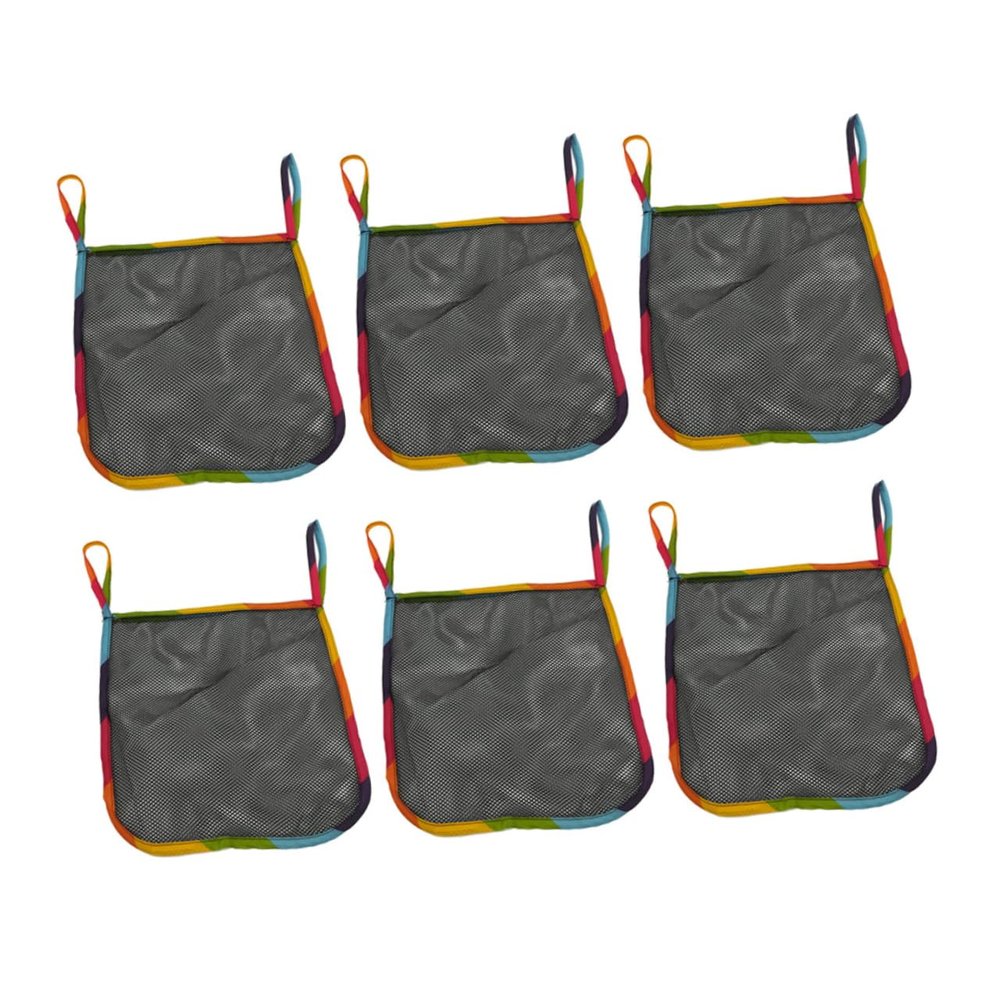 ULDIGI 6pcs Stroller Organizer Bag Breathable Mesh Design for Easy Access Ample Storage for Diapers Snacks Essentials Compatible Strollers