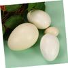 CHILDWEET 4pcs Easter Stuff Bird Eggs Model Simulation Eggs Lifelike Toys for Boy Girl's Painting view 3