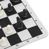 2 in 1 Chess Checkers Set, Lightweight Portable Travel Games Smart Folded and Rolled Up Strong and Childrens Toy for Children view 2