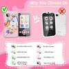 SproutNest Kids Smartphone Toy with MP3 Music Player- Dual Camera for Selfies- in Built Games 2.4" Screen 8MP Camera Toys for Boys & Girls (Unicorn Pink Phone) view 3