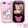 SproutNest Kids Smartphone Toy with MP3 Music Player- Dual Camera for Selfies- in Built Games 2.4" Screen 8MP Camera Toys for Boys & Girls (Unicorn Smartphone Pink) view 1