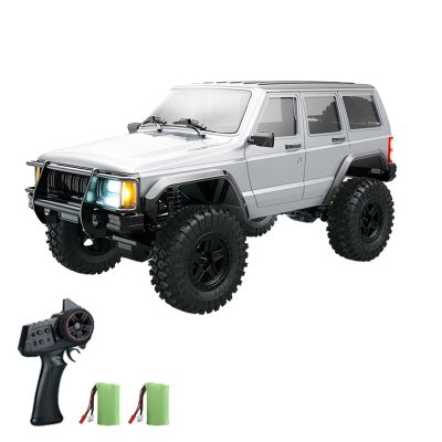 Dodoore RC Crawler 4WD RC Truck, D886 RC Rock Crawler, 1:18 Scale Remote Control Car, All Terrains Off Road Climbing Car, 2.4GHz Electric Vehicle with LED Light for Adults, Include 2 Batteries (White)